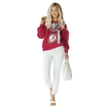 alabama crimson tide football heartbeat crimson hoodie best selling