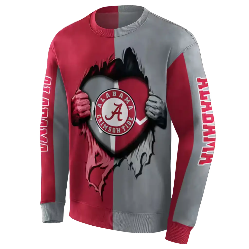 alabama crimson tide heartbeat graphic crimson hoodie new arrival alabama crimson tide heartbeat graphic crimson hoodie new arrival