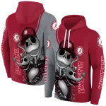 alabama crimson tide jack skellington crimson hoodie best selling