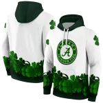alabama crimson tide lucky motif white green hoodie best selling