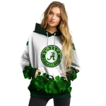 alabama crimson tide lucky motif white green hoodie best selling