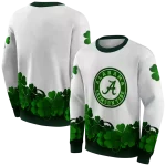 alabama crimson tide lucky motif white green hoodie best selling