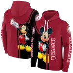alabama crimson tide mickey mouse crimson black hoodie best selling