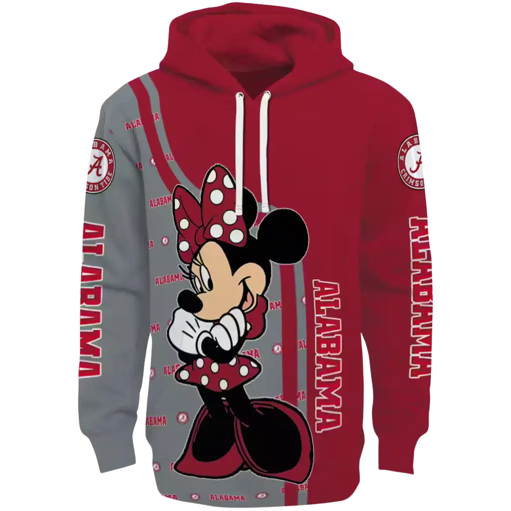 alabama crimson tide minnie mouse crimson hoodie best selling alabama crimson tide minnie mouse crimson hoodie best selling