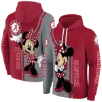 alabama crimson tide minnie mouse crimson hoodie best selling