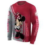 alabama crimson tide minnie mouse crimson hoodie best selling