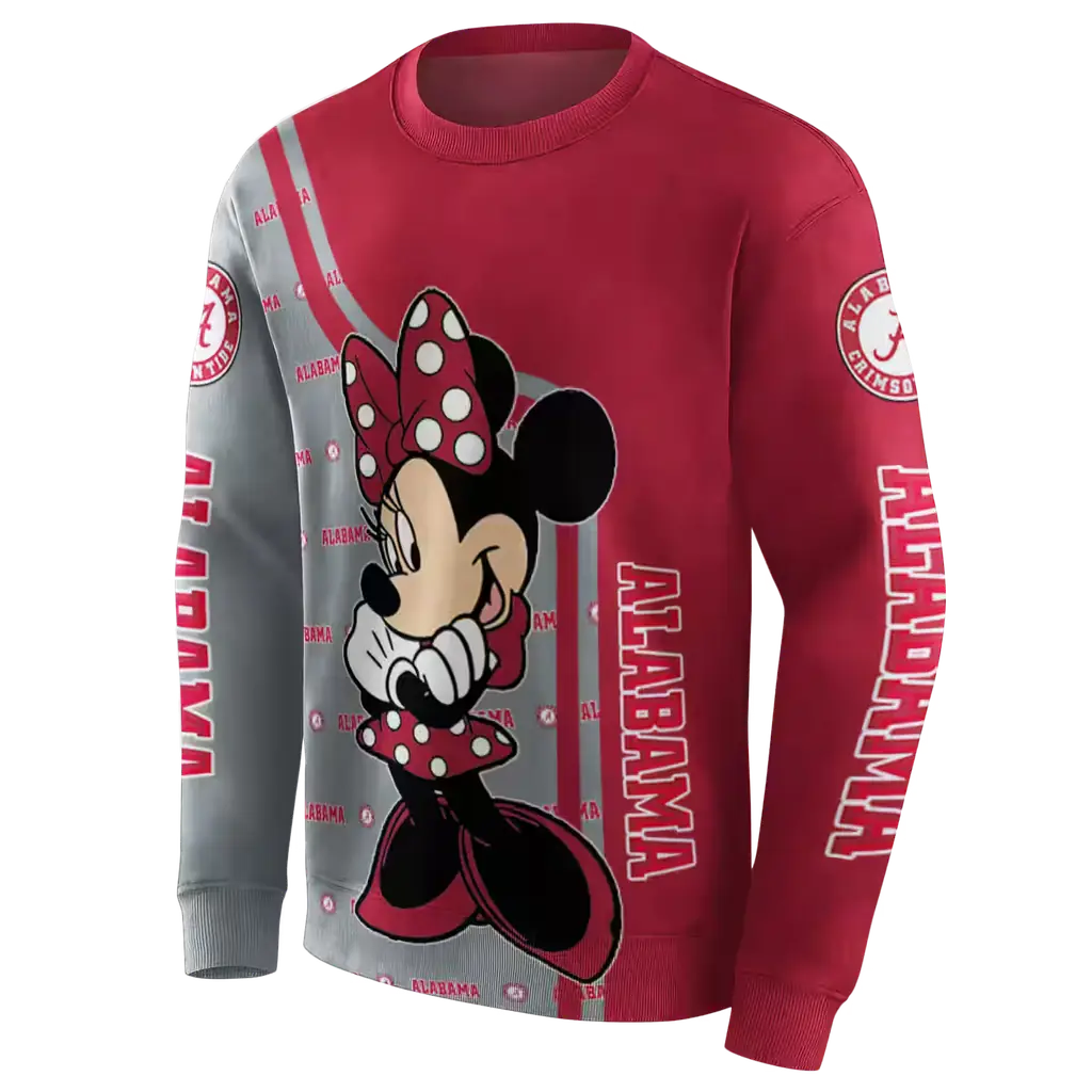 alabama crimson tide minnie mouse crimson hoodie new arrival alabama crimson tide minnie mouse crimson hoodie new arrival