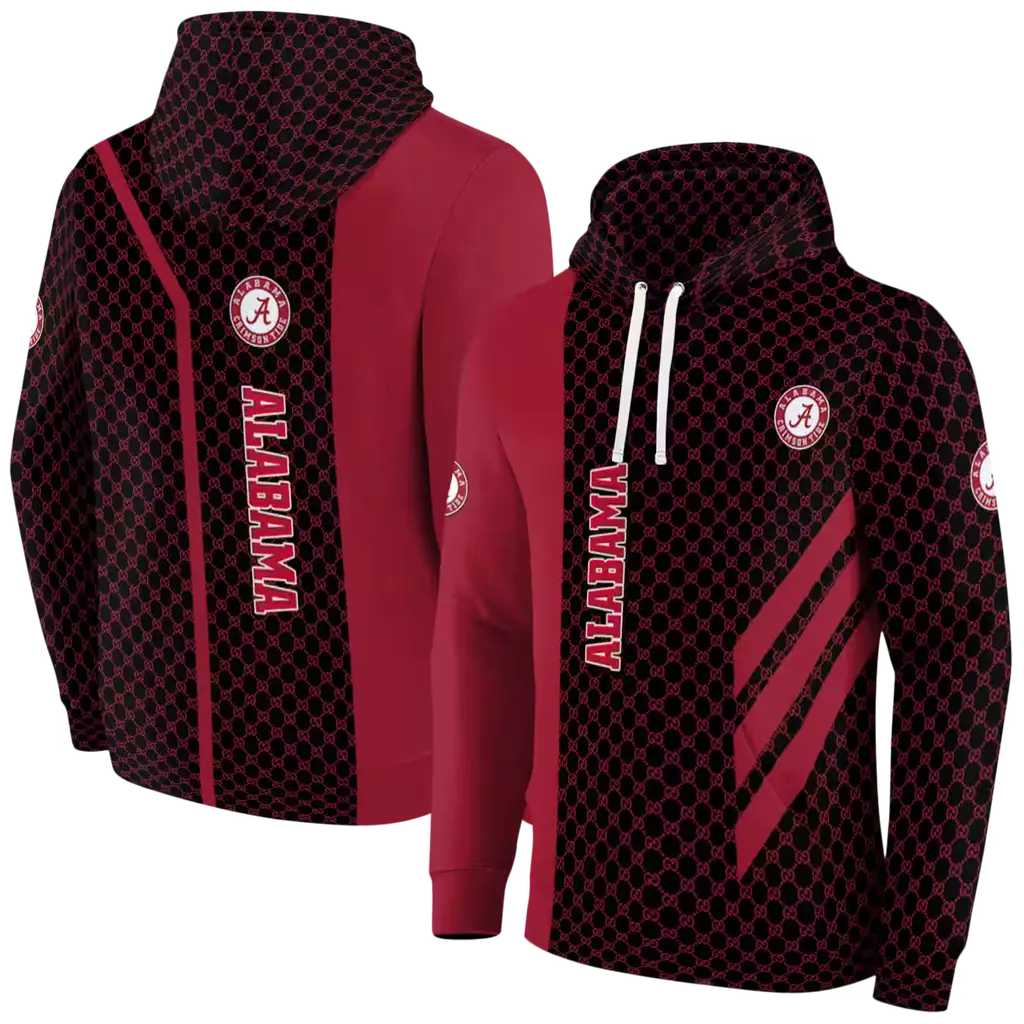 alabama crimson tide monogram pattern crimson hoodie fashion forward alabama crimson tide monogram pattern crimson hoodie fashion forward