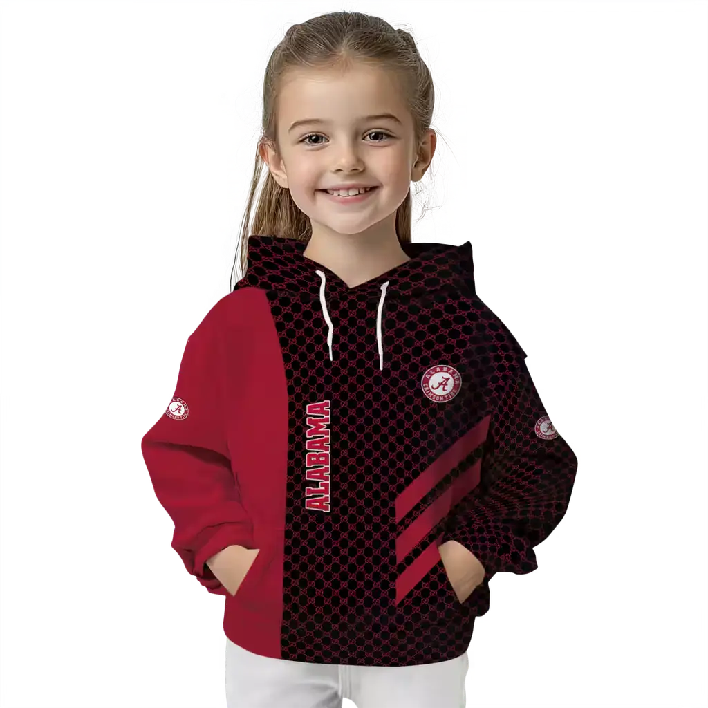 alabama crimson tide monogram pattern crimson hoodie top rated alabama crimson tide monogram pattern crimson hoodie top rated