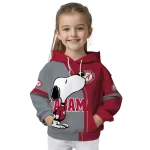 alabama crimson tide playful snoopy crimson hoodie best selling