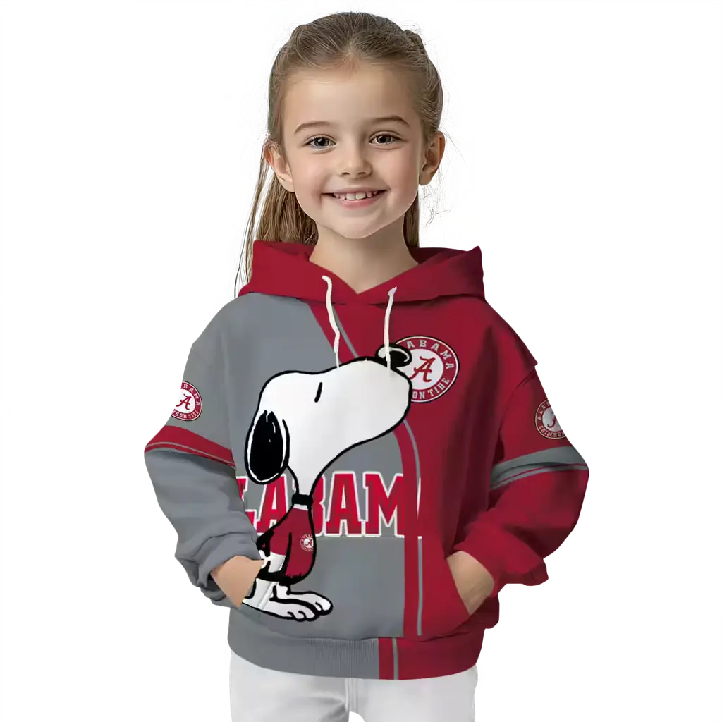 alabama crimson tide playful snoopy crimson hoodie top rated alabama crimson tide playful snoopy crimson hoodie top rated
