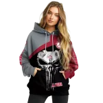 alabama crimson tide skull punisher gray black hoodie best selling