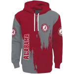 alabama crimson tide splatter effect crimson hoodie best selling