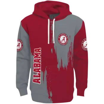 alabama crimson tide splatter effect crimson hoodie best selling