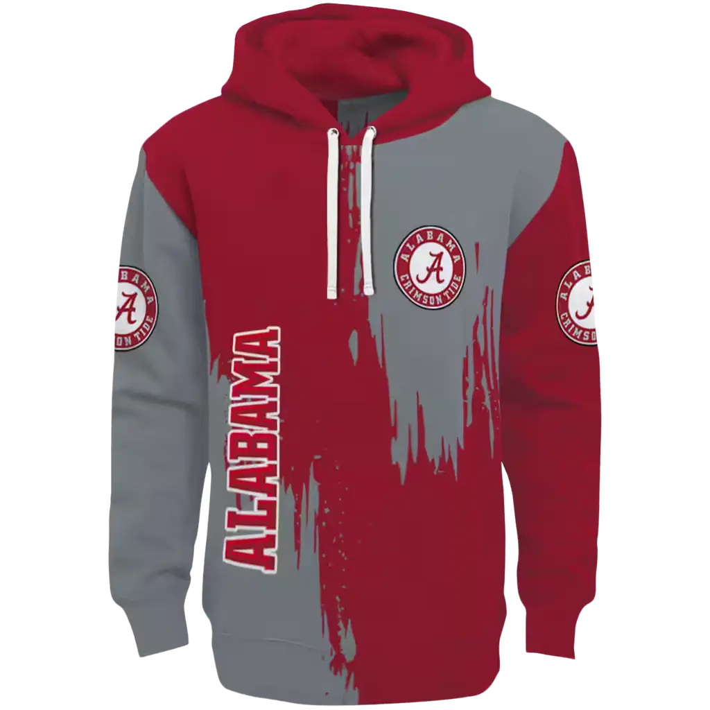 alabama crimson tide splatter effect crimson hoodie best selling alabama crimson tide splatter effect crimson hoodie best selling