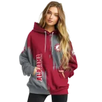alabama crimson tide splatter effect crimson hoodie best selling