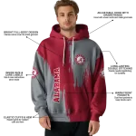 alabama crimson tide splatter effect crimson hoodie best selling