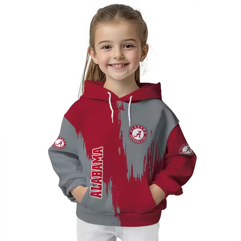 alabama crimson tide splatter effect crimson hoodie top rated alabama crimson tide splatter effect crimson hoodie top rated