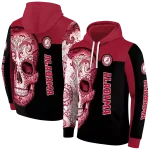 alabama crimson tide sugar skull crimson black hoodie best selling