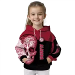 alabama crimson tide sugar skull crimson black hoodie best selling