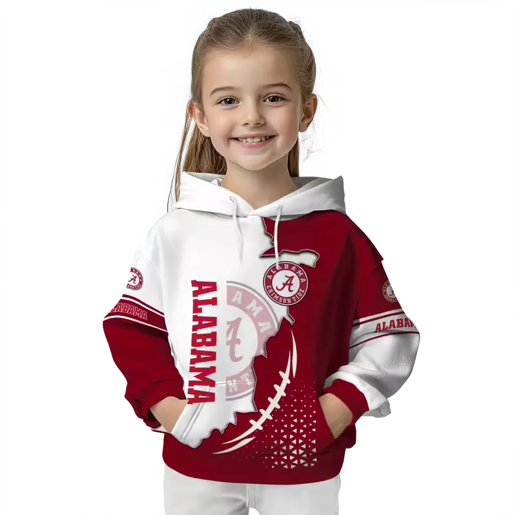 alabama crimson tide triangular pattern crimson white hoodie top rated alabama crimson tide triangular pattern crimson white hoodie top rated