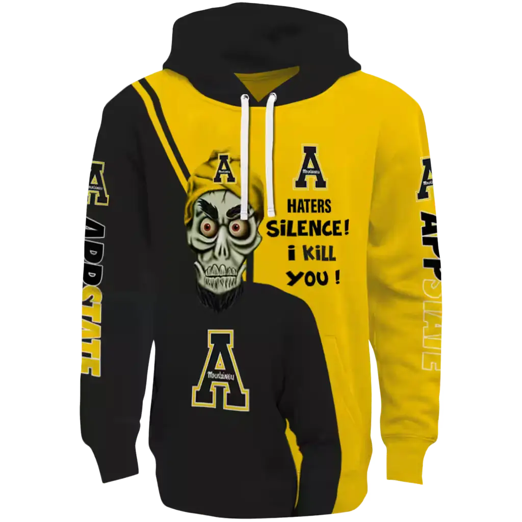 appalachian state mountaineers achmed skull black hoodie best selling appalachian state mountaineers achmed skull black hoodie best selling