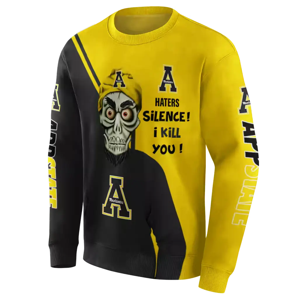 appalachian state mountaineers achmed skull black hoodie new arrival appalachian state mountaineers achmed skull black hoodie new arrival
