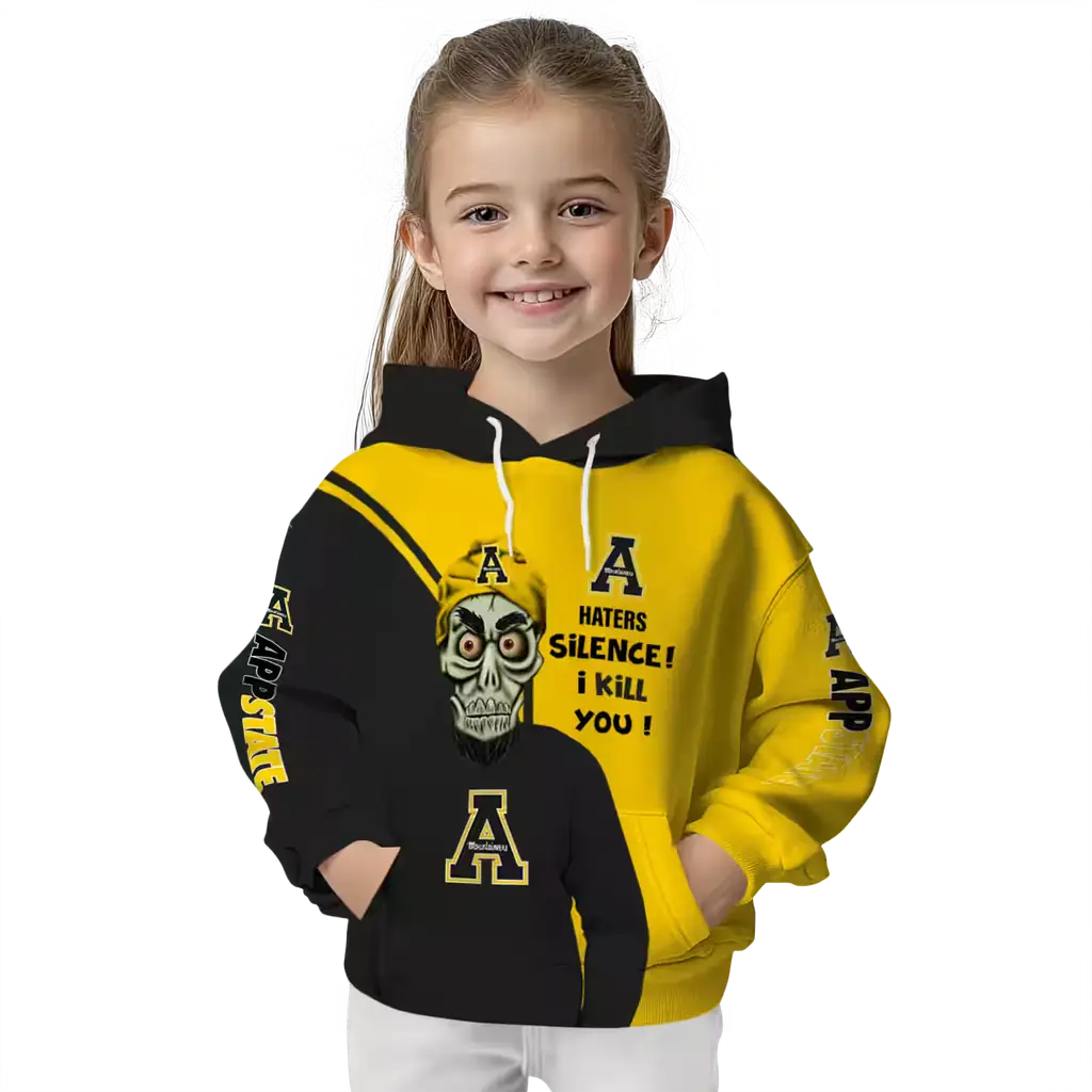 appalachian state mountaineers achmed skull black hoodie top rated appalachian state mountaineers achmed skull black hoodie top rated