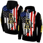 appalachian state mountaineers american pride black hoodie best selling