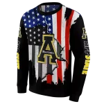 appalachian state mountaineers american pride black hoodie best selling