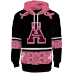 appalachian state mountaineers awareness ribbon black pink hoodie best selling