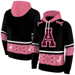 appalachian state mountaineers awareness ribbon black pink hoodie best selling