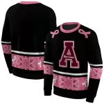 appalachian state mountaineers awareness ribbon black pink hoodie best selling