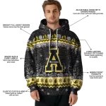 appalachian state mountaineers christmas trees black hoodie best selling