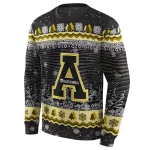 appalachian state mountaineers christmas trees black hoodie best selling