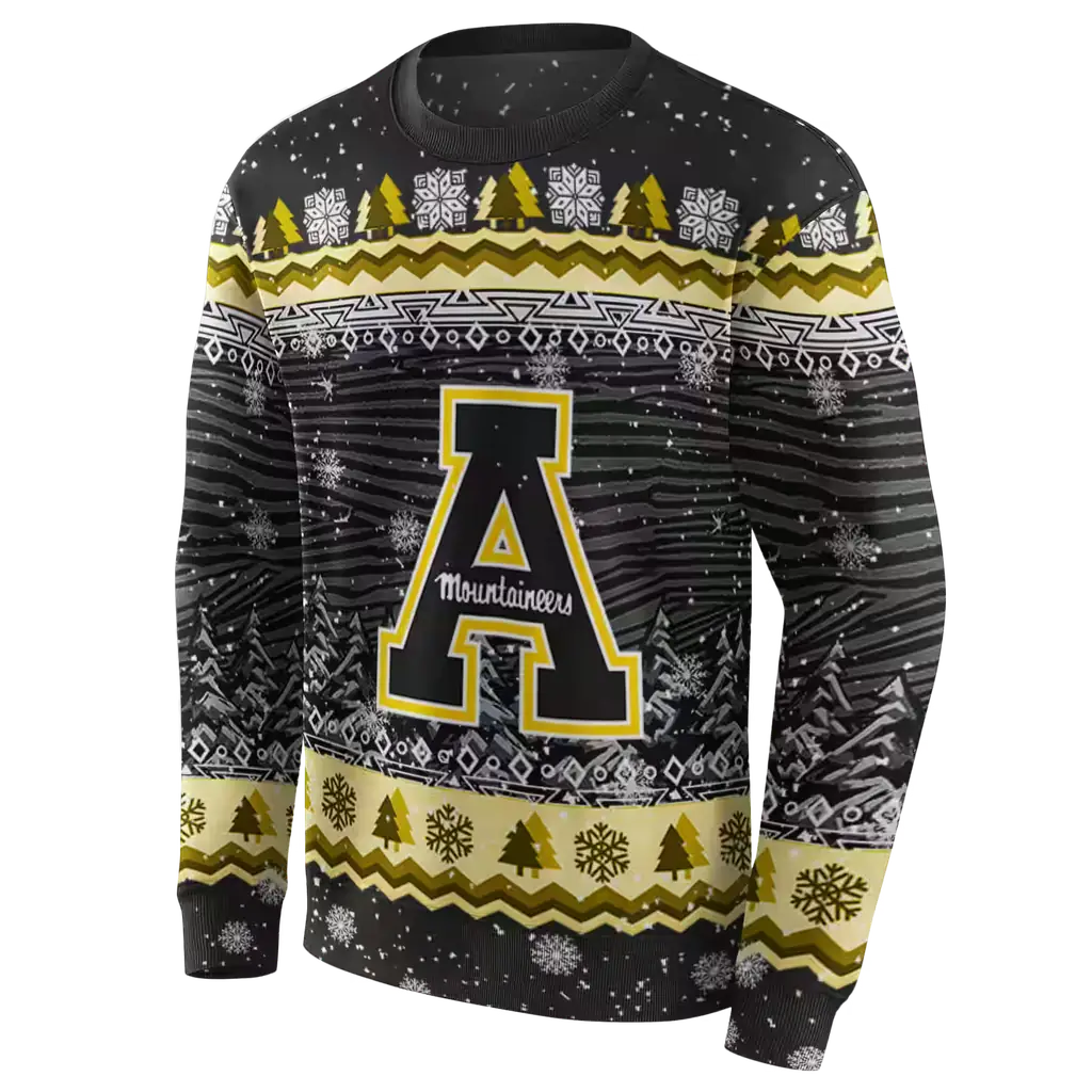 appalachian state mountaineers christmas trees black hoodie new arrival appalachian state mountaineers christmas trees black hoodie new arrival