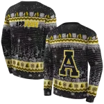 appalachian state mountaineers christmas trees black hoodie best selling