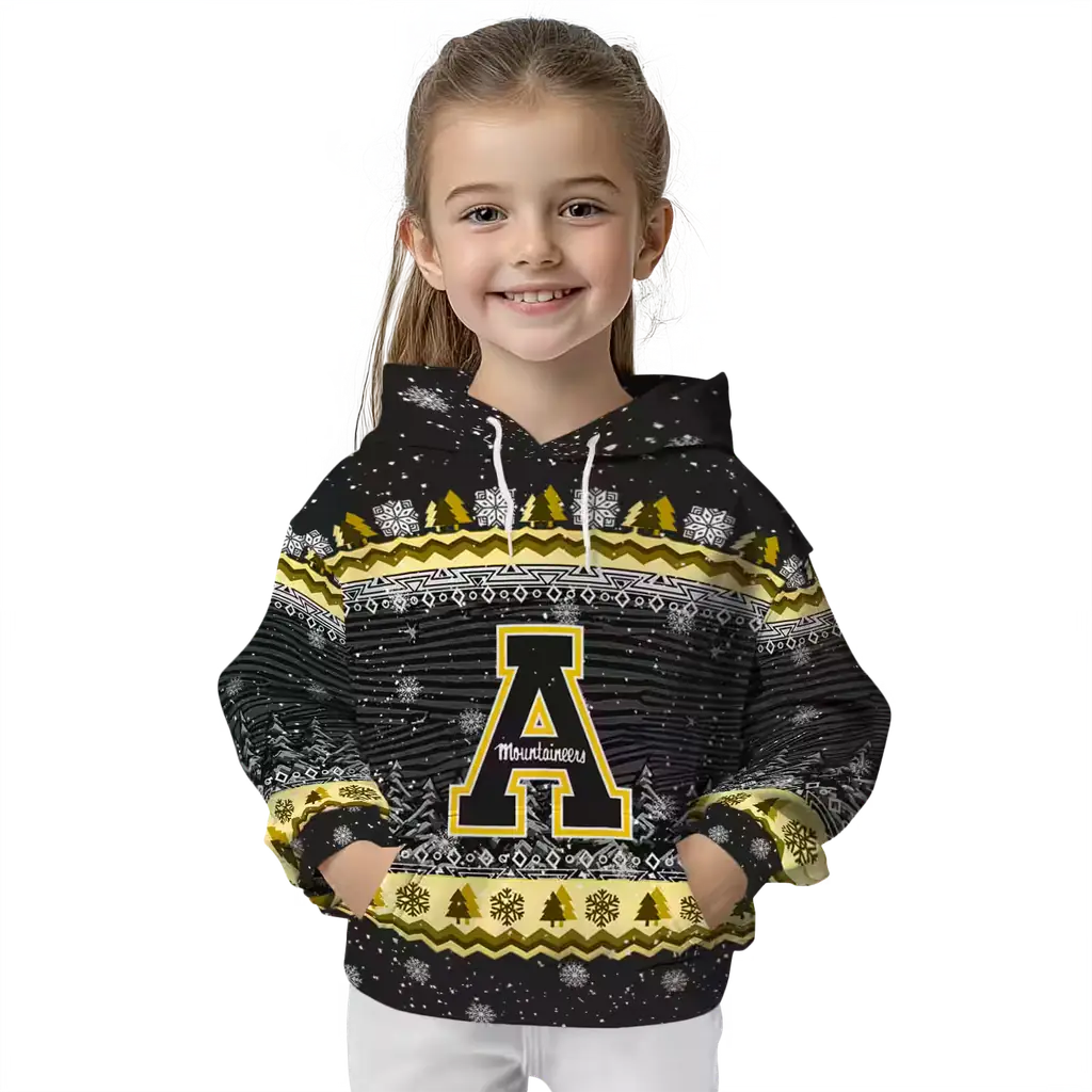 appalachian state mountaineers christmas trees black hoodie top rated appalachian state mountaineers christmas trees black hoodie top rated