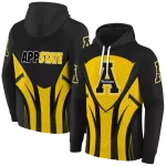 appalachian state mountaineers concentric lines black hoodie best selling