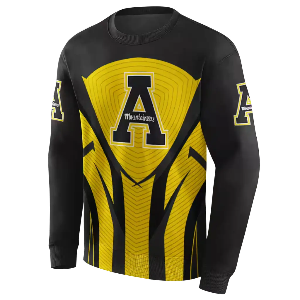 appalachian state mountaineers concentric lines black hoodie new arrival appalachian state mountaineers concentric lines black hoodie new arrival