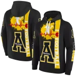 appalachian state mountaineers football heartbeat black hoodie best selling