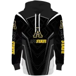 appalachian state mountaineers futuristic pattern black hoodie best selling