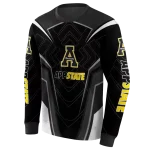 appalachian state mountaineers futuristic pattern black hoodie best selling