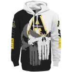appalachian state mountaineers graphic punisher black white hoodie best selling