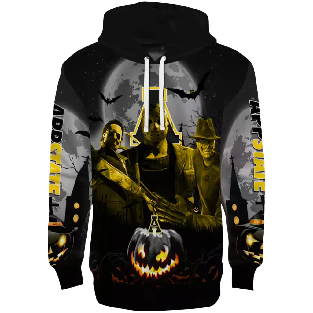 appalachian state mountaineers halloween vibes black hoodie best selling appalachian state mountaineers halloween vibes black hoodie best selling