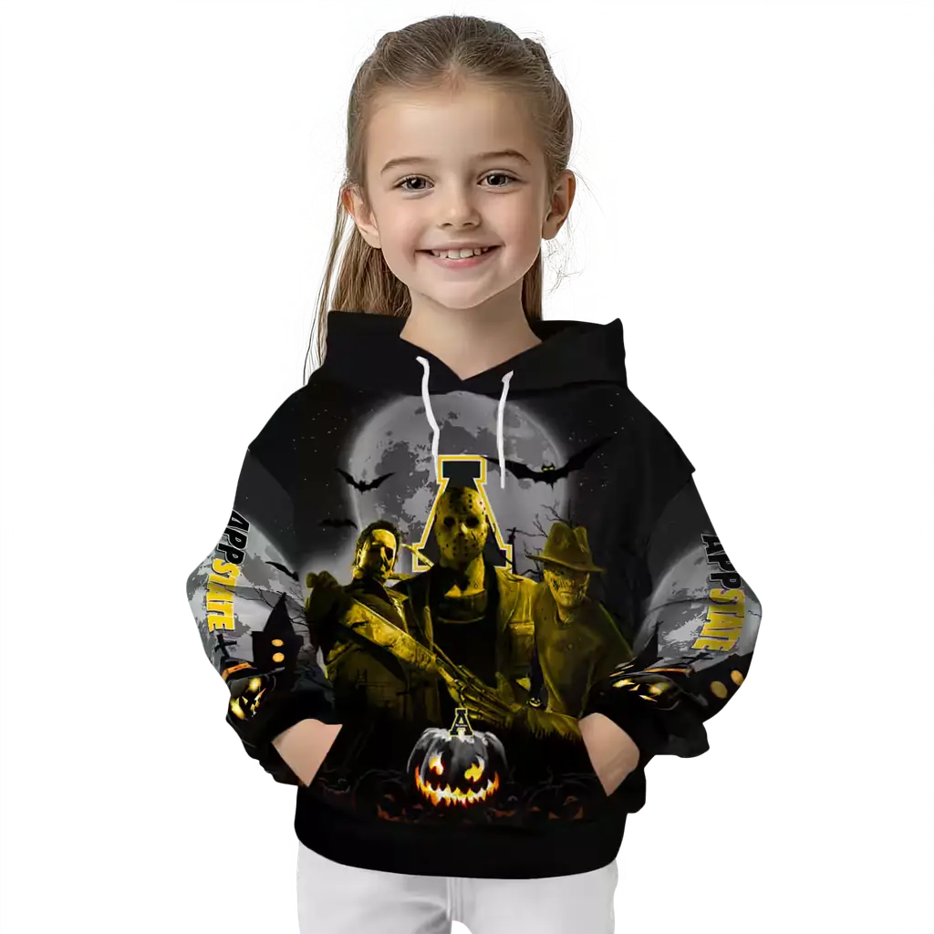 appalachian state mountaineers halloween vibes black hoodie top rated appalachian state mountaineers halloween vibes black hoodie top rated
