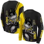 appalachian state mountaineers jack skellington black hoodie best selling