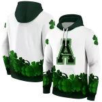 appalachian state mountaineers lucky motif white green hoodie best selling