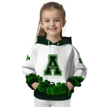 appalachian state mountaineers lucky motif white green hoodie best selling