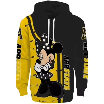 appalachian state mountaineers minnie mouse black hoodie best selling